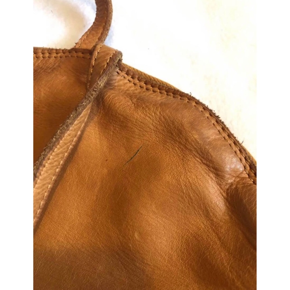 Margot New York Soft Tan Leather Backpack - Picture 7 of 10